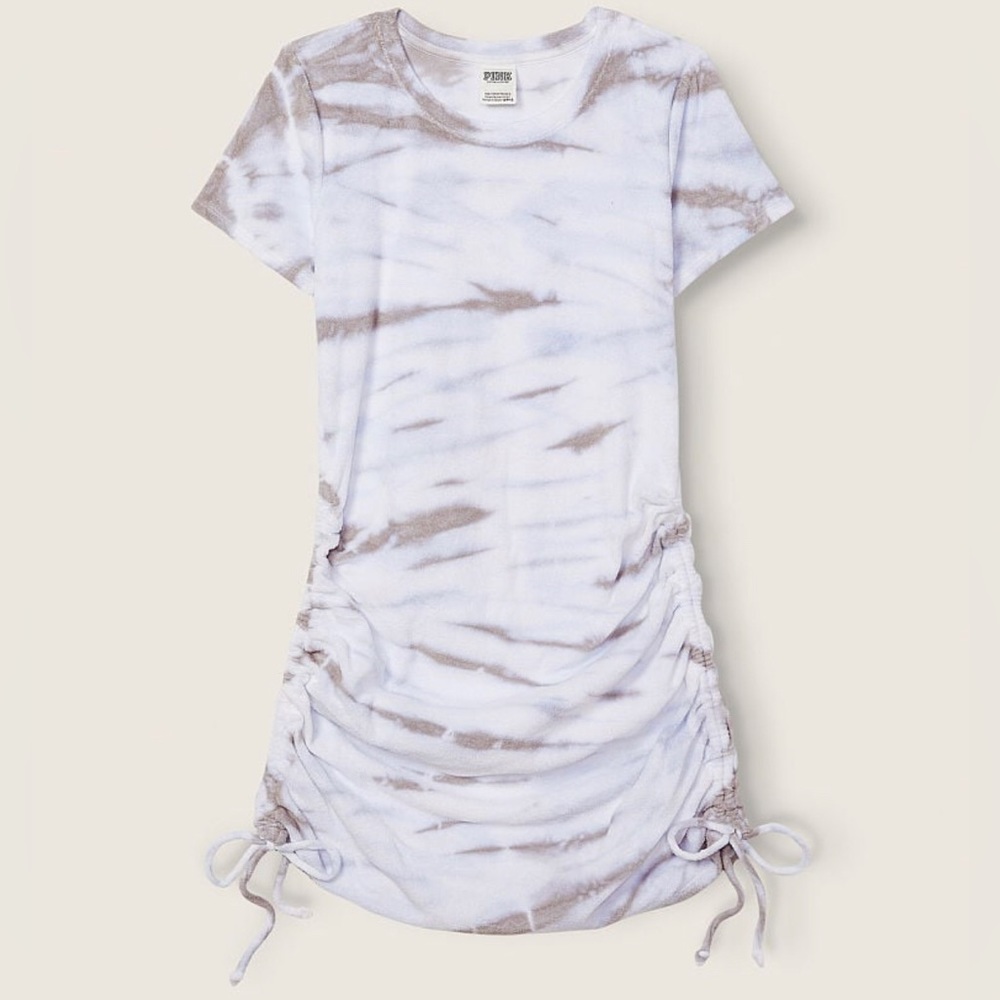 Beach Terry Ruched Side Dress